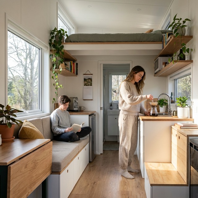 living in a tiny home Florida - daily life and routines