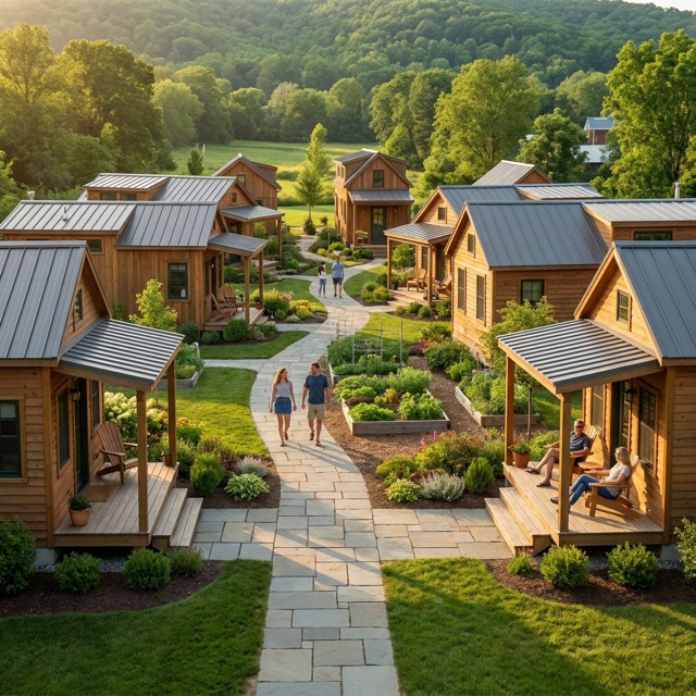 tiny home communities Florida - established villages