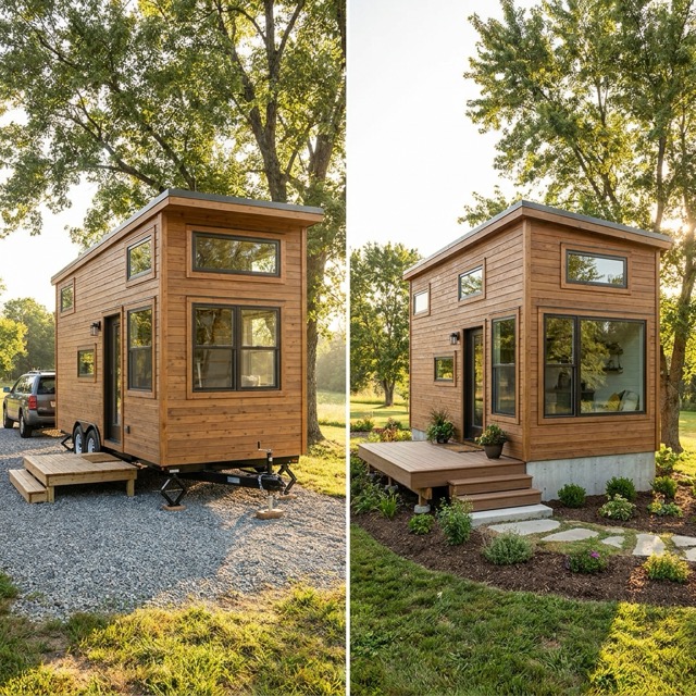 RV loan vs construction loan tiny home Florida